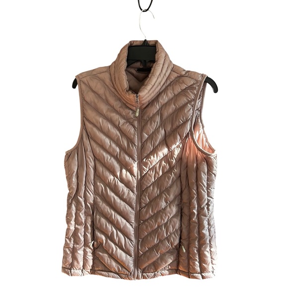 32 Degree Heat mauve puffer vest Sz L - Picture 1 of 6